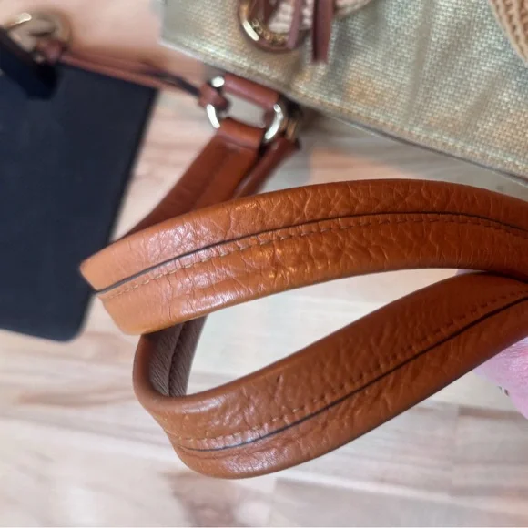 MICHAEL Michael Kors Metallic Gold Rope Tassel Shoulder Bag - Picture 4 of 16